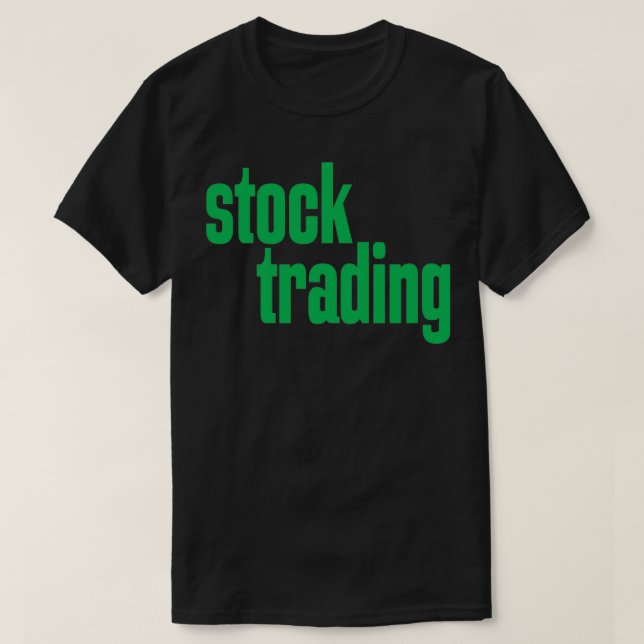 T-shirt Commerce stock Wall Street Bull Bear Market 1 (Design devant)