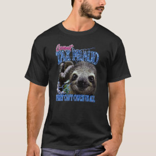 T-shirt Commettre une fraude fiscale Rétro Bootleg Rap Par