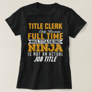 T-shirt Commis aux titres
