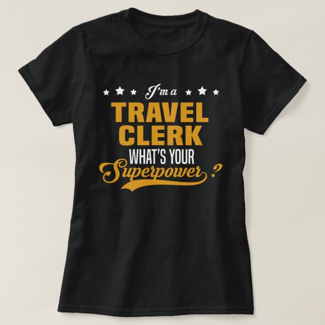 T-shirt Commis aux voyages (Design devant)