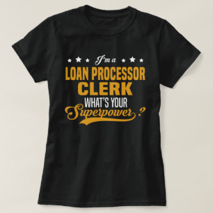 T-shirt Commis du processeur de prêt