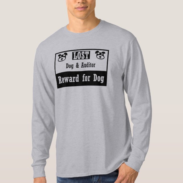 T-shirt Commissaire aux comptes perdu de chien (Devant)