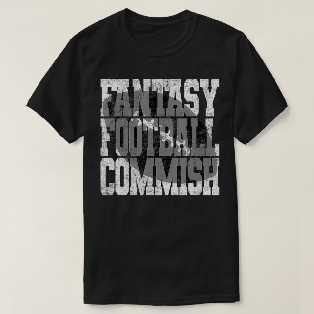 T-shirt Commissaire de la Ligue FFL de la Commish de footb (Design devant)