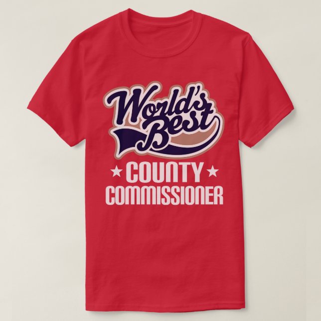 T-shirt Commissaire du comté (Design devant)