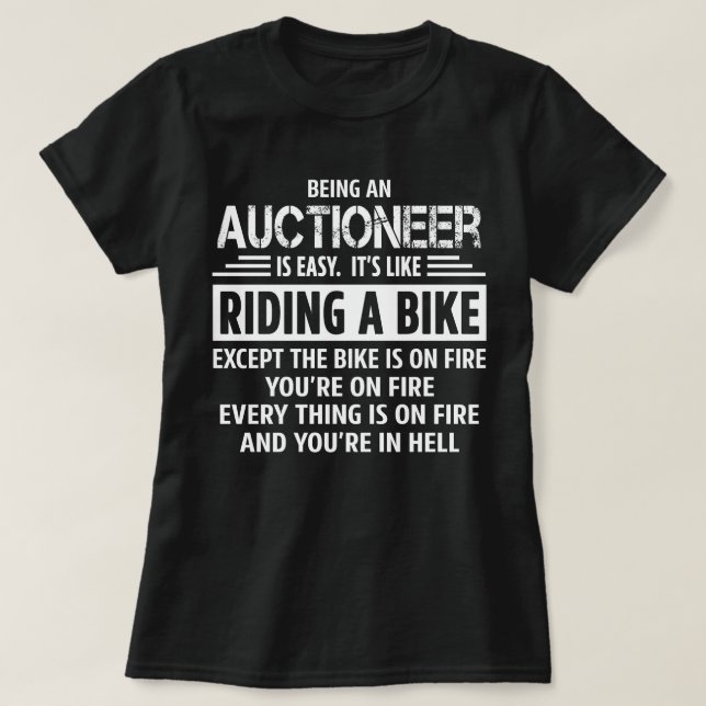 T-shirt Commissaire-priseur (Design devant)