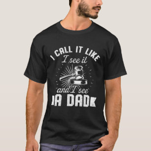 T-shirt Commissaire-priseur Papa Enchères Comme je le vois