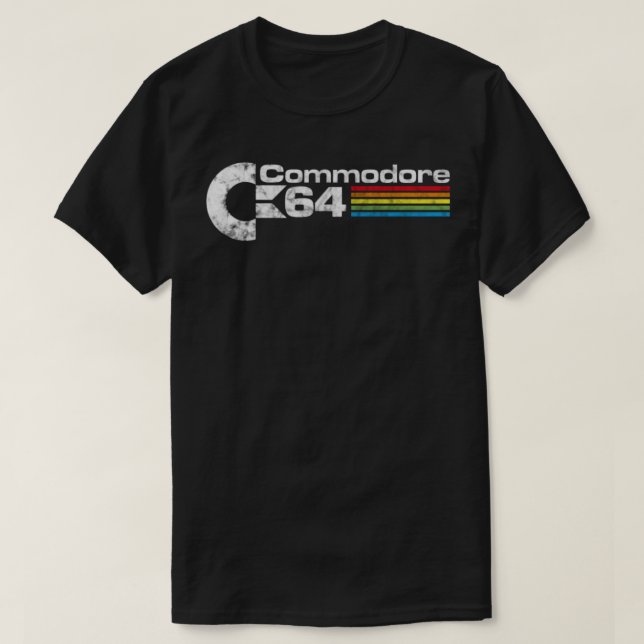 T-shirt COMMODORE 64 Marchandises (Design devant)