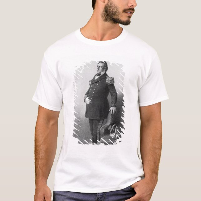 T-shirt Commodore Matthew Calbraith Perry (Devant)