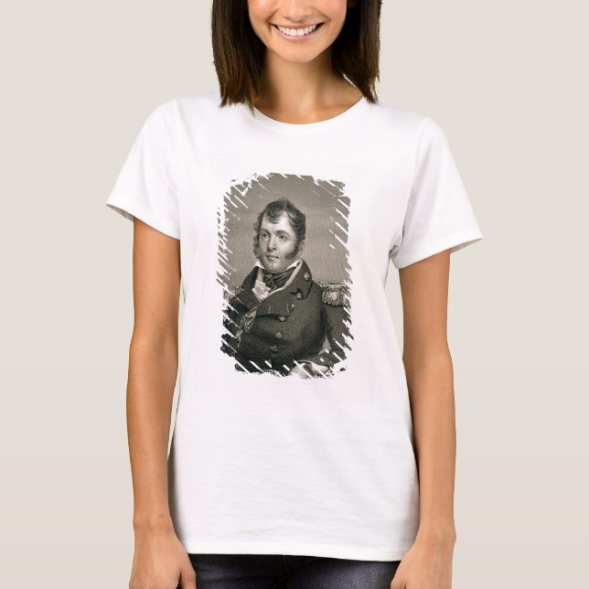 T-shirt Commodore Oliver Hazard Perry (1785-1819), grave (Devant)