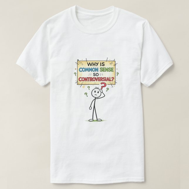 T-shirt Common Sense (5a) (Design devant)
