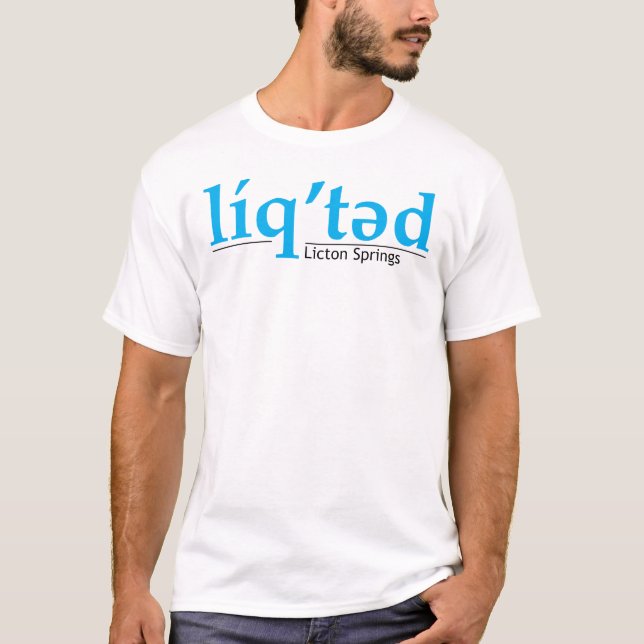 T-shirt communautaire de Licton Springs - Blue (Devant)