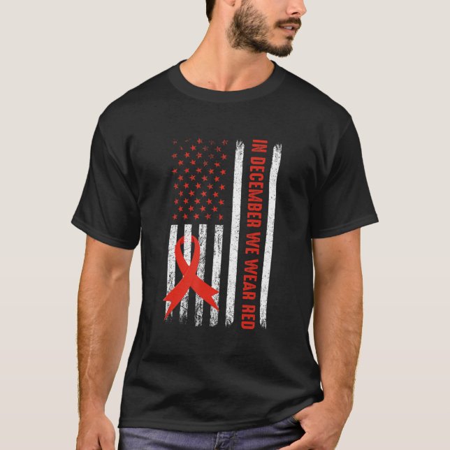 T-shirt Communauté de prévention du VIH/sida (Devant)