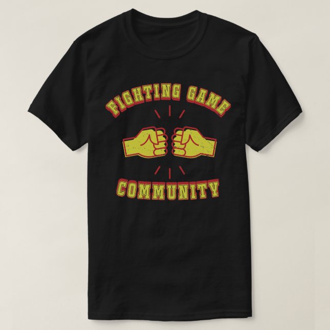 T-shirt Communauté du jeu de combat (Design devant)