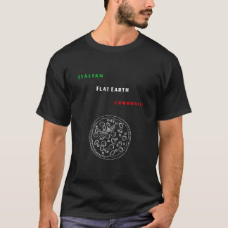 T-shirt Communauté italienne de terre plate