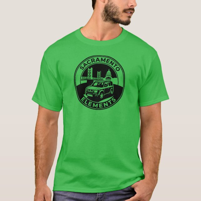 T-shirt Communauté Sacramento Honda Element (Devant)