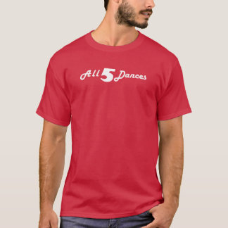 T-shirt communauté toutes les cinq danses garçon blanc