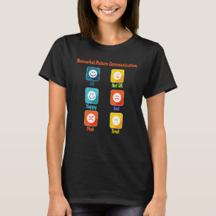 T-shirt Communication d'images non verbales Autisme Aba Sl