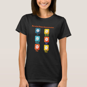 T-shirt Communication d'images non verbales Autisme Aba Sl