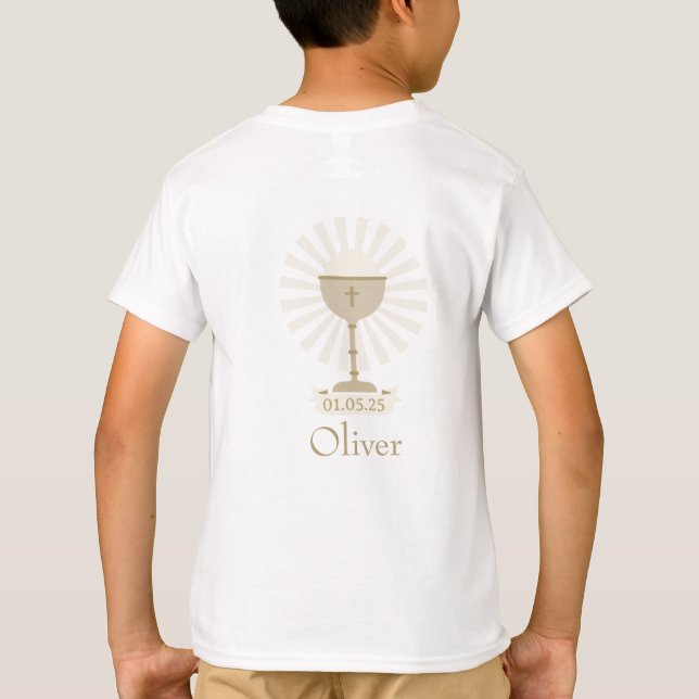 T-shirt Communion Garçons (Dos)
