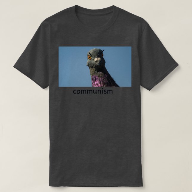 T-shirt communism pigeon 2 (Design devant)