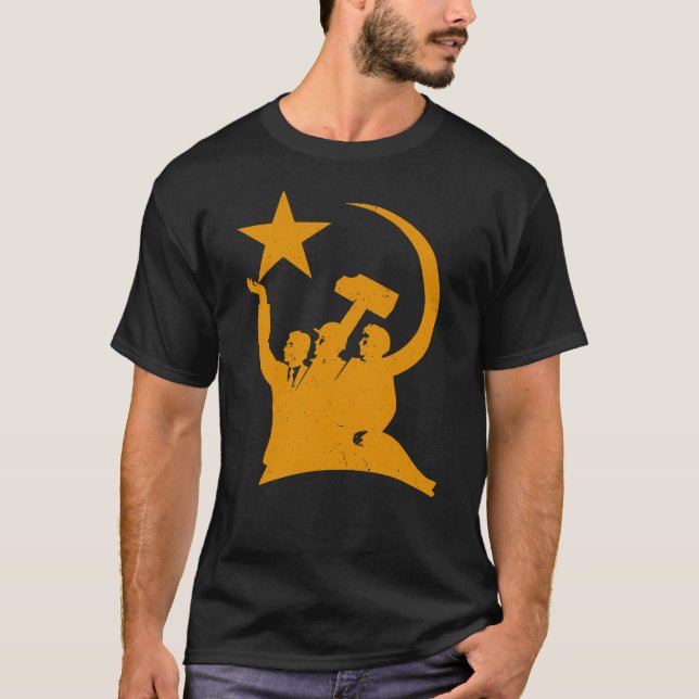 T-shirt Communism Soviet WW2 Propaganda (Devant)