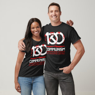 T-shirt Communisme, célébrant 100 millions de morts