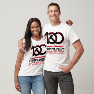 T-shirt Communisme, célébrant 100 millions de morts