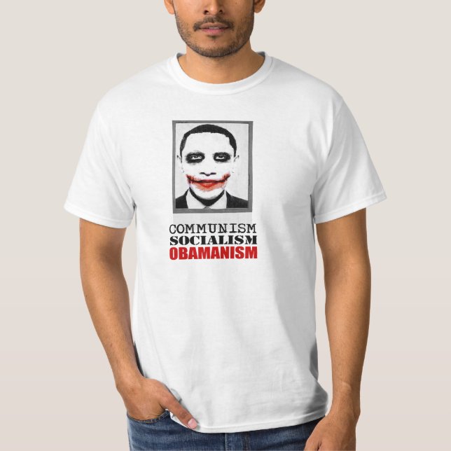 T-SHIRT COMMUNISME, SOCIALISME, OBAMANISM (Devant)