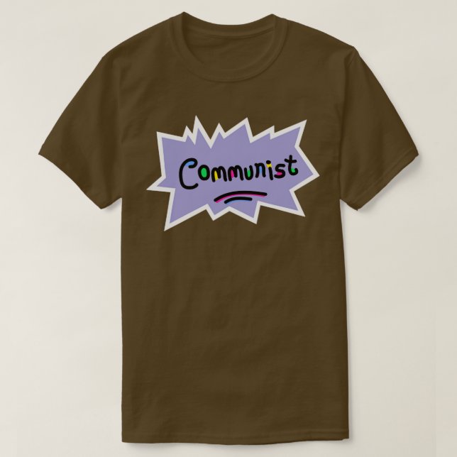 T-shirt Communist Leftist Ideology (Design devant)