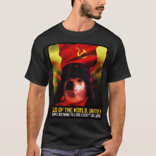 T-shirt Communiste Camarade Doggo Mème Russie chien Jimbo