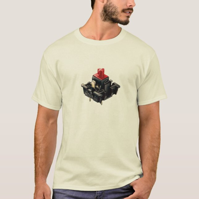 T-shirt Commutateur mécanique de MX de cerise (Devant)