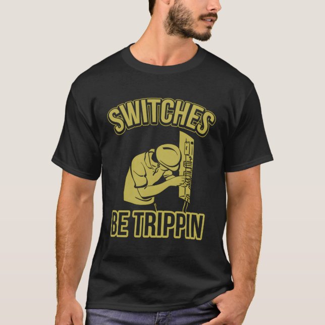 T-shirt Commutateurs Be Trip Master Electrician Fuse Box (Devant)