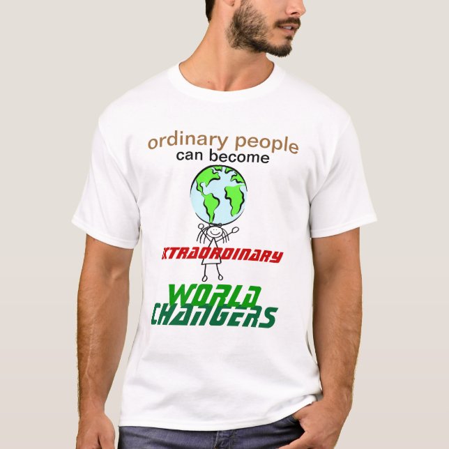 T-shirt Commutateurs du monde (Devant)