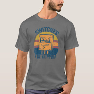 T-shirt Commutateurs Trippin Vintage Funny Electrician Fus