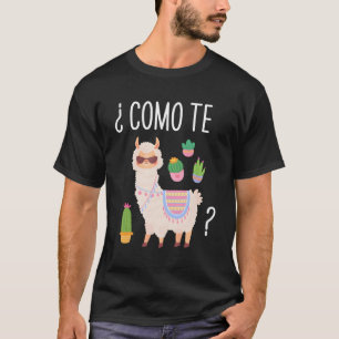 T-shirt Como Te Llamas Étudiant espagnol enseignant biling
