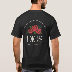 T-shirt COMO UNA FLOR DELICADA DIOS Nos Cuidara