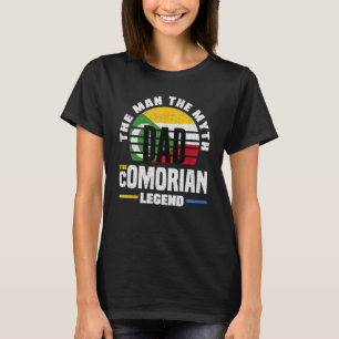 T-shirt Comores Comoriennes Fête des pères du drapeau como
