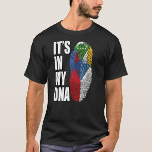 T-shirt Comores Et Tchèques Mélangent L'ADN Patrimoine Du