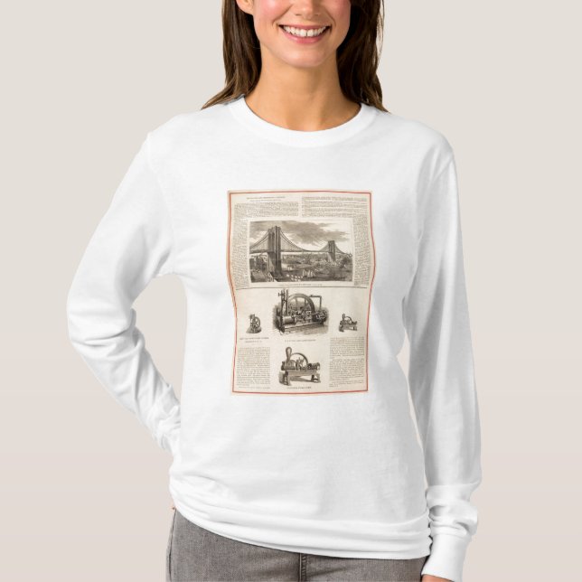 T-shirt Compagnie d'assurance-vie de Brooklyn (Devant)