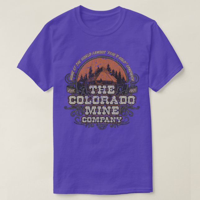 T-shirt Compagnie minière du Colorado (Design devant)