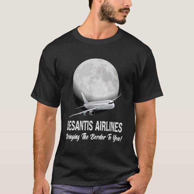 T-shirt Compagnies aériennes DeSantis (Devant)