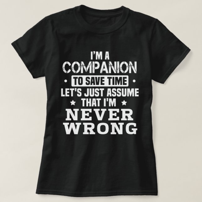 T-shirt Compagnon (Design devant)