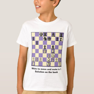 T-shirt Compagnon d'échecs dans 1 puzzle #2