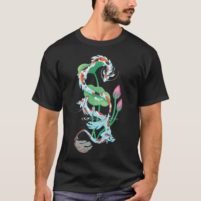 T-shirt Compagnon Dragon Koi (Devant)