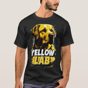 T-shirt Compagnon fiable Yellow Labrador Retriever