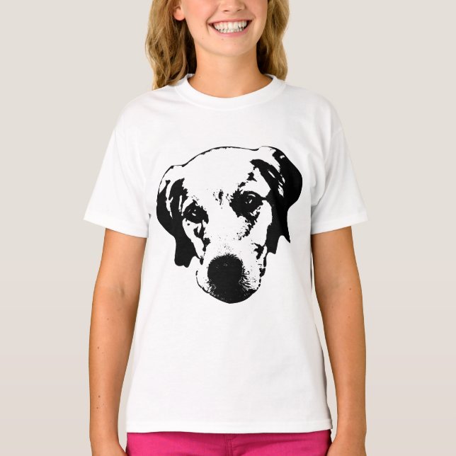 T-shirt Compagnon teinté doux en monochrome (Devant)