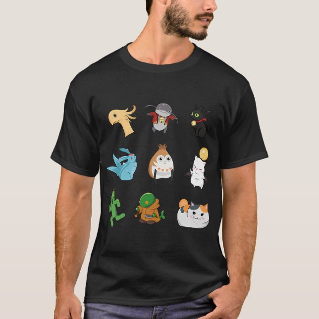 T-shirt Compagnons FFXIV (Devant)