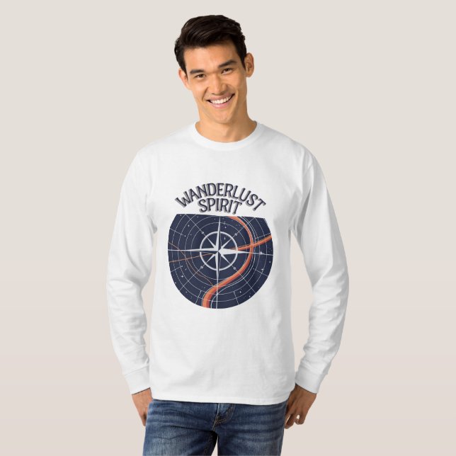 T-shirt Compas cosmique (Devant entier)