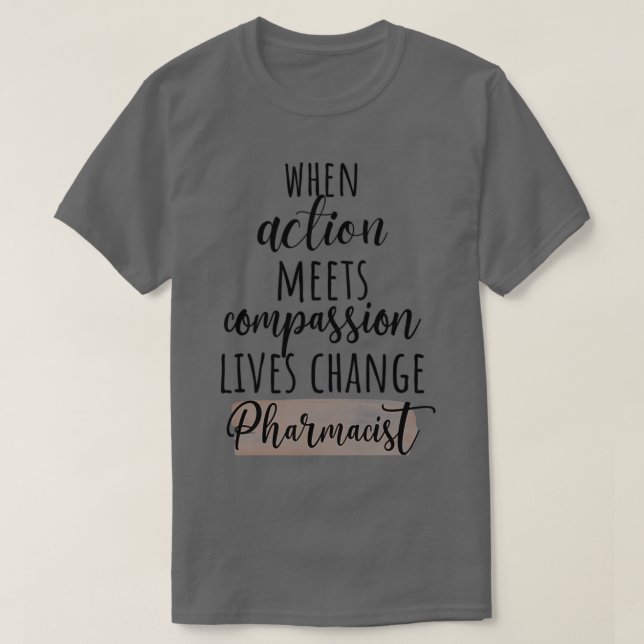 T-shirt Compassion des pharmaciens 1 (Design devant)