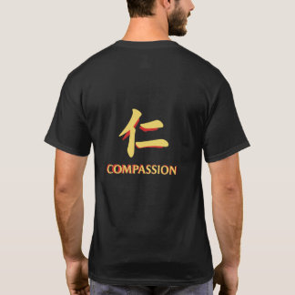 T-shirt Compassion — La Main Forte Qui guérit (仁, Jin)